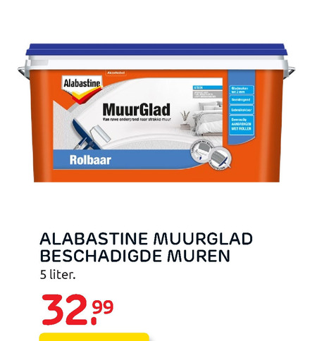 Alabastine   muurverf folder aanbieding bij  Praxis - details