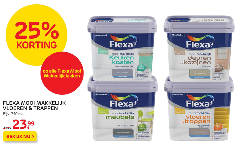 Flexa   lak folder aanbieding bij  Praxis - details