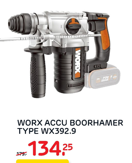 Worx   boorhamer folder aanbieding bij  Praxis - details