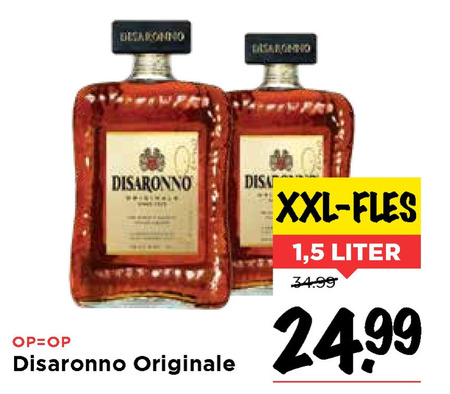 Disaronno   amaretto folder aanbieding bij  Vomar - details