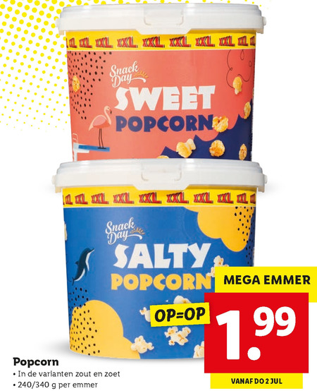 Waarschuwing Interpersoonlijk De neiging hebben popcorn folder aanbieding bij Lidl - details