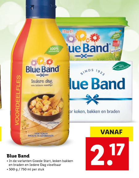 Blue Band   margarine, olie en vetten folder aanbieding bij  Lidl - details