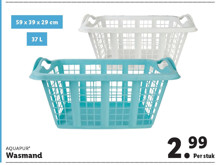 AquaPur   heupwasmand folder aanbieding bij  Lidl - details