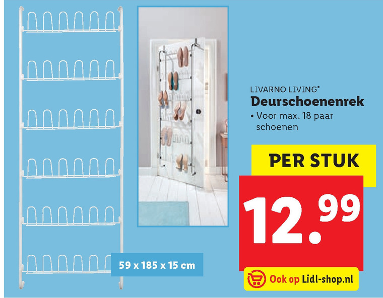 Livarno   schoenenrek folder aanbieding bij  Lidl - details