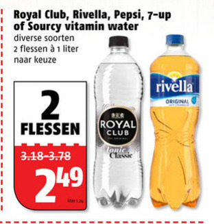 Rivella   cola, fruitdrank folder aanbieding bij  Poiesz - details