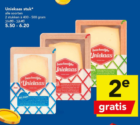 Uniekaas   kaas folder aanbieding bij  Deen - details