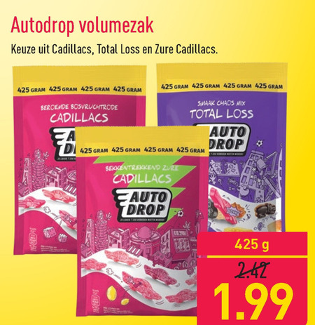 Autodrop   snoep folder aanbieding bij  Aldi - details