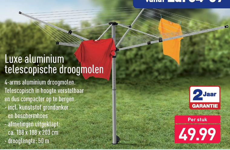 werkplaats Boom Uitrusting droogmolen folder aanbieding bij Aldi - details