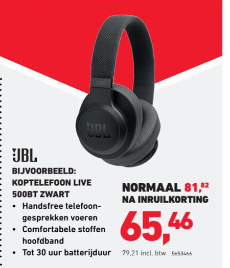 JBL   koptelefoon folder aanbieding bij  Office Centre - details