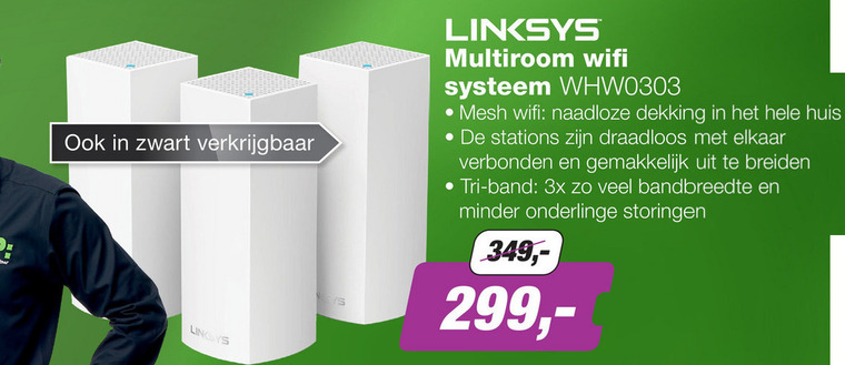 Linksys   wireless range extender folder aanbieding bij  EP Electronic Partner - details