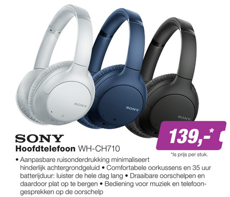 Sony   koptelefoon folder aanbieding bij  EP Electronic Partner - details