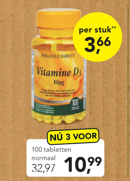 Holland and Barrett   voedingssupplement folder aanbieding bij  Holland & Barrett - details