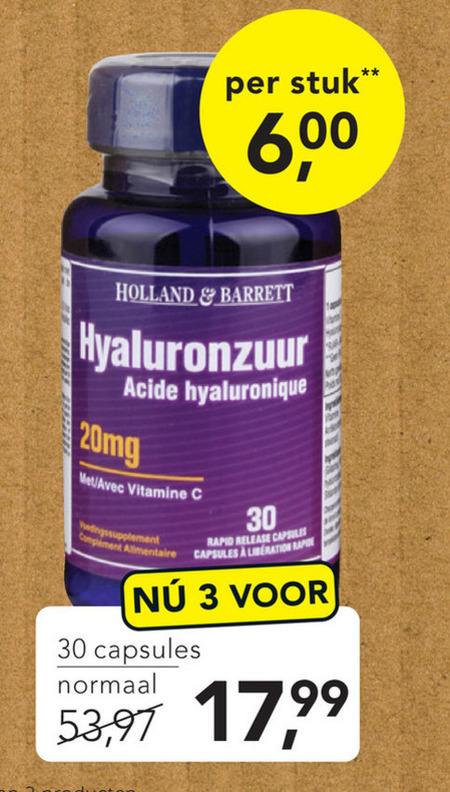 Holland and Barrett   voedingssupplement folder aanbieding bij  Holland & Barrett - details