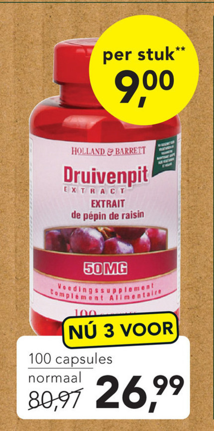 Holland and Barrett   voedingssupplement folder aanbieding bij  Holland & Barrett - details