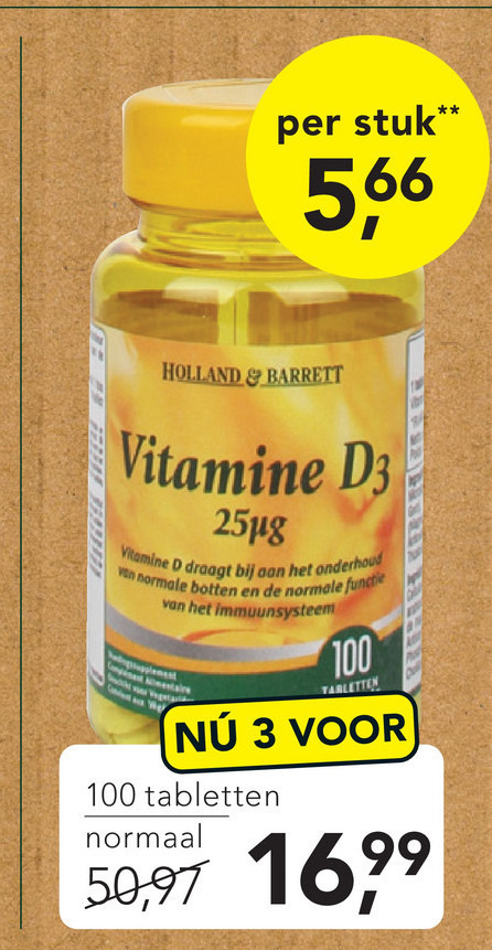 Holland and Barrett   voedingssupplement folder aanbieding bij  Holland & Barrett - details