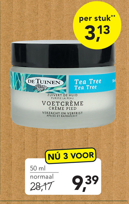 De Tuinen Huismerk   voetverzorging folder aanbieding bij  Holland & Barrett - details