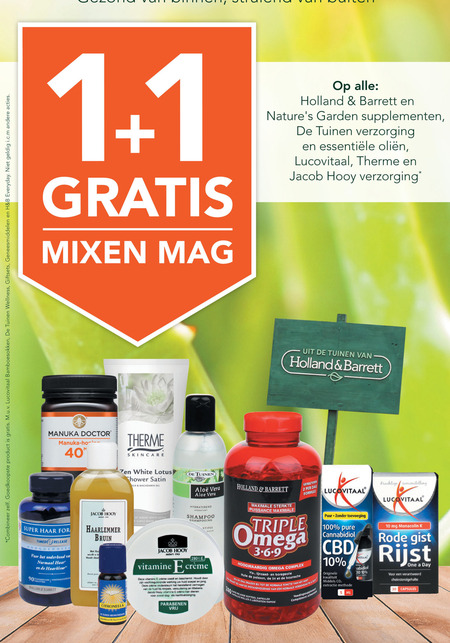 Holland and Barrett   voedingssupplement folder aanbieding bij  Holland & Barrett - details