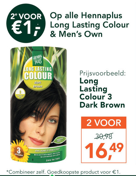 Henna Plus   haarkleuring folder aanbieding bij  Holland & Barrett - details