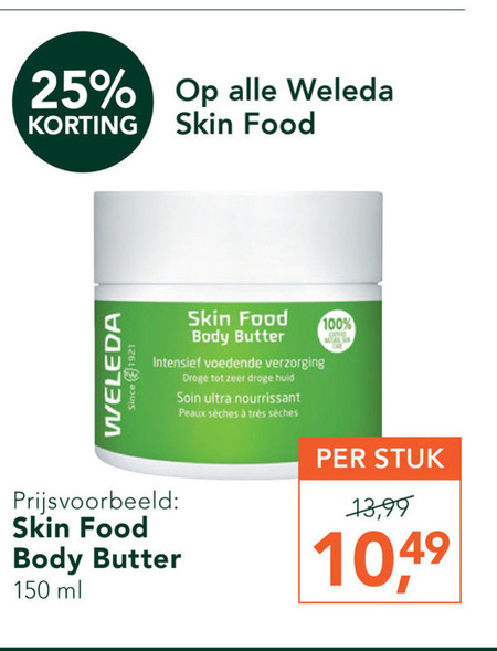 Weleda   gezichtsverzorging folder aanbieding bij  Holland & Barrett - details