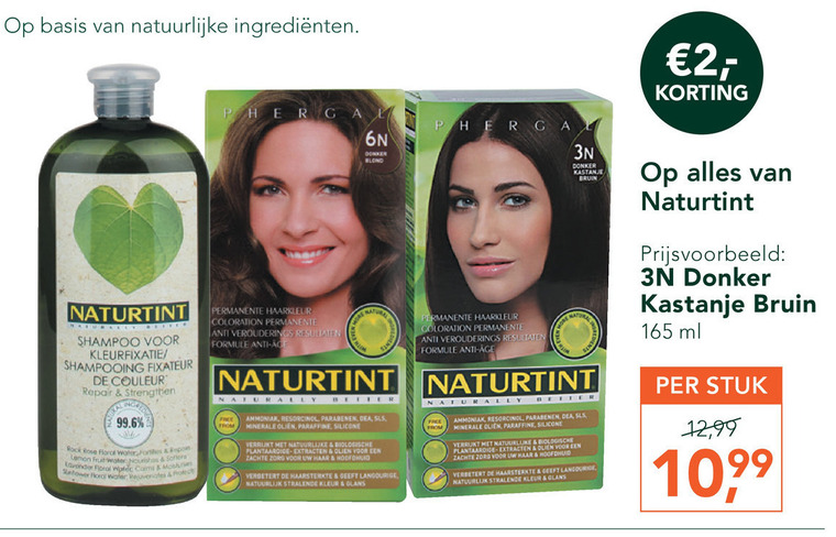 Naturtint   haarkleuring folder aanbieding bij  Holland & Barrett - details