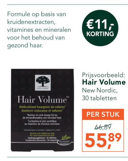 New Nordic   voedingssupplement folder aanbieding bij  Holland & Barrett - details