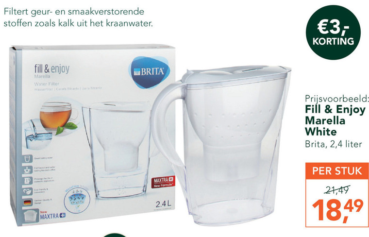 Brita   waterfilter folder aanbieding bij  Holland & Barrett - details