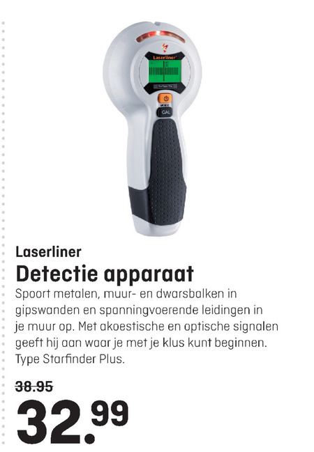 Laserliner   leidingdetector folder aanbieding bij  Multimate - details