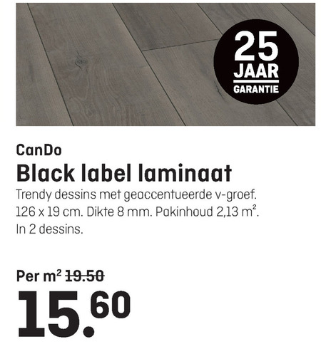 Cando   laminaat folder aanbieding bij  Multimate - details