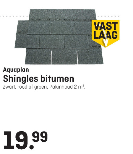 Aquaplan   dakshingles folder aanbieding bij  Hubo - details