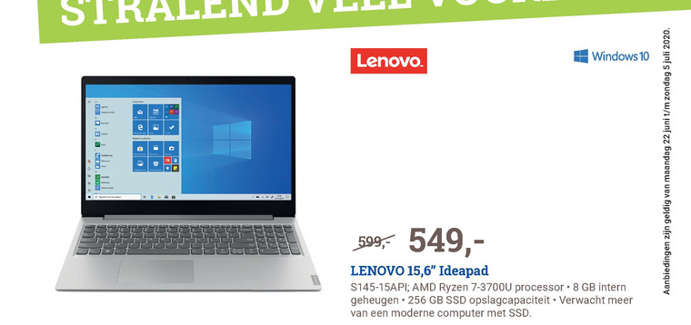 Lenovo   notebook folder aanbieding bij  BCC - details