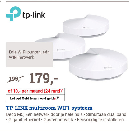 TP-Link   wireless range extender folder aanbieding bij  BCC - details