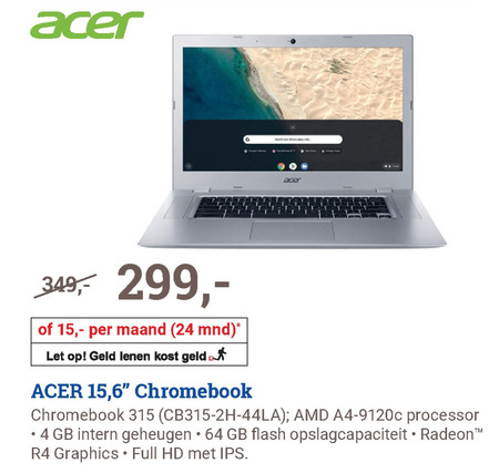 Acer   notebook folder aanbieding bij  BCC - details