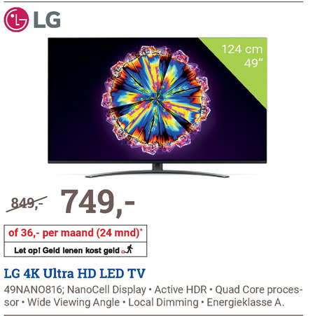 LG   4k ultrahd televisies folder aanbieding bij  BCC - details