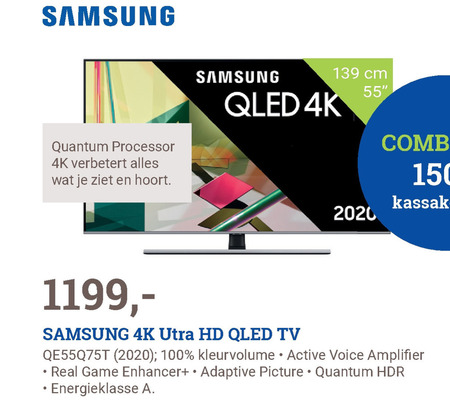 Samsung   4k ultrahd televisies folder aanbieding bij  BCC - details