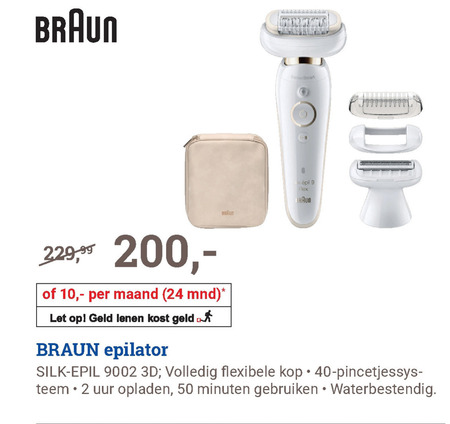 Braun   epileerapparaat folder aanbieding bij  BCC - details