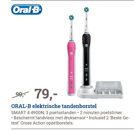 Braun Oral-B   electrische tandenborstel folder aanbieding bij  BCC - details