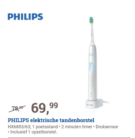 Philips   electrische tandenborstel folder aanbieding bij  BCC - details