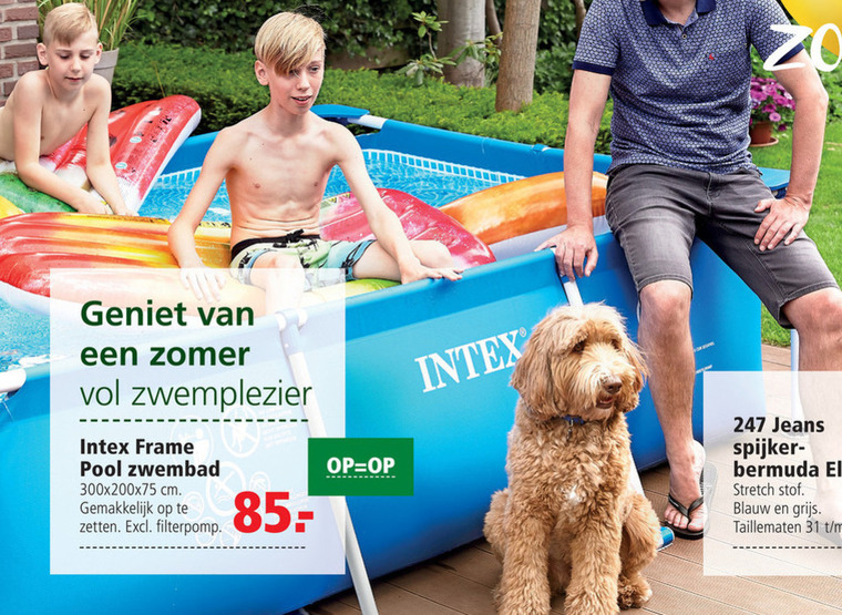 Intex   framezwembad folder aanbieding bij  Welkoop - details