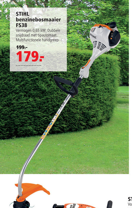 echo tumor Verscheidenheid Stihl bosmaaier, benzine trimmer folder aanbieding bij Welkoop - details