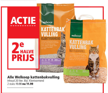 Gedachte Scharnier Quagga Welkoop Huismerk kattenbakvulling folder aanbieding bij Welkoop - details