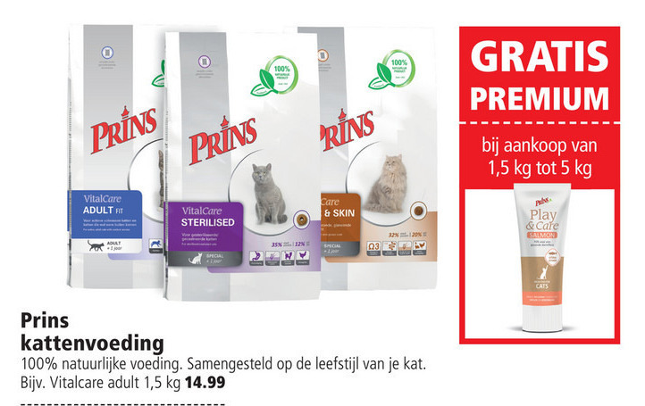 Prins   kattenvoer folder aanbieding bij  Welkoop - details