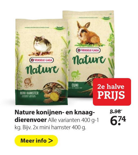 Versele-Laga   konijnenvoer, caviavoer folder aanbieding bij  Pets Place - details