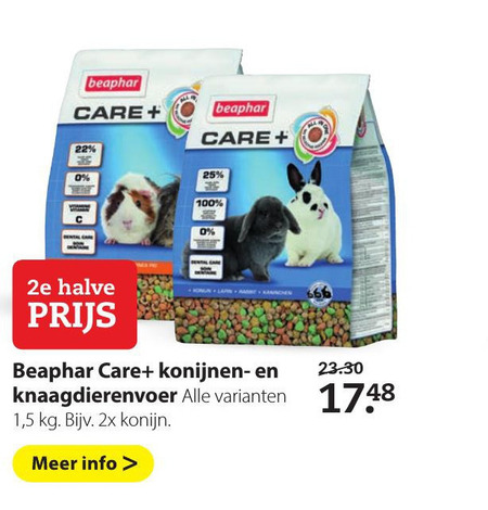 Beaphar   caviavoer, konijnenvoer folder aanbieding bij  Pets Place - details