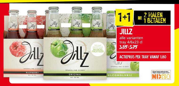 Jillz   appelcider folder aanbieding bij  Jan Linders - details