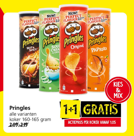 Pringles   chips folder aanbieding bij  Jan Linders - details