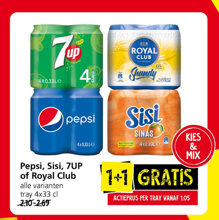 Royal Club   cola, frisdrank folder aanbieding bij  Jan Linders - details