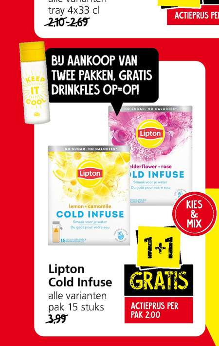 Lipton   thee folder aanbieding bij  Jan Linders - details