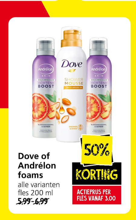 Andrelon   douchegel folder aanbieding bij  Jan Linders - details