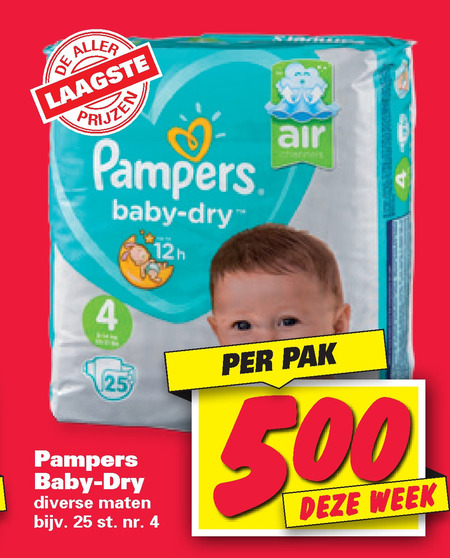 Pampers   luiers folder aanbieding bij  Nettorama - details