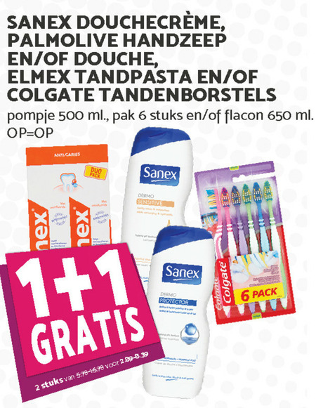 Elmex   douchegel, handzeep folder aanbieding bij  Boons Markt - details